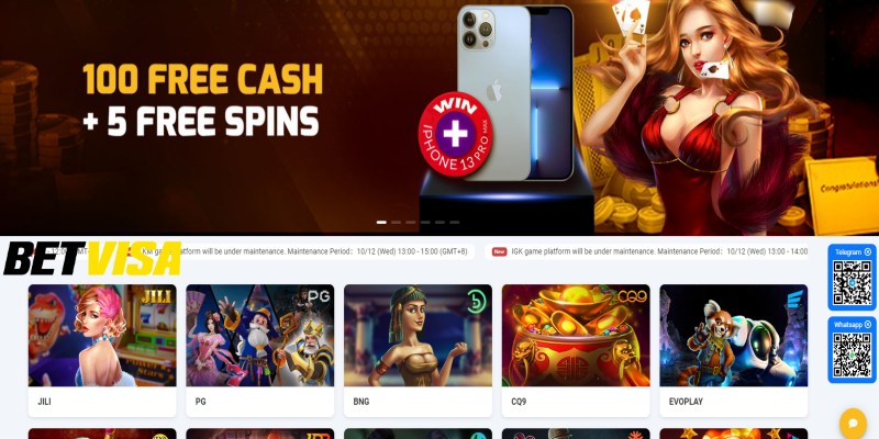 Danh sách các loại mã khuyến mãi Betvisa